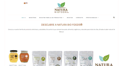 Desktop Screenshot of naturabiofoods.com